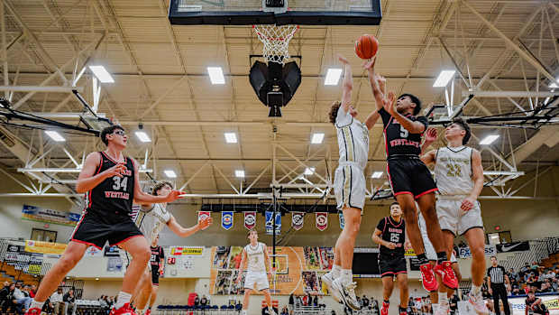 Southridge Harvard Westklake boys basketball Les Schwab Invitational game December 28 2023 Naji Saker-81